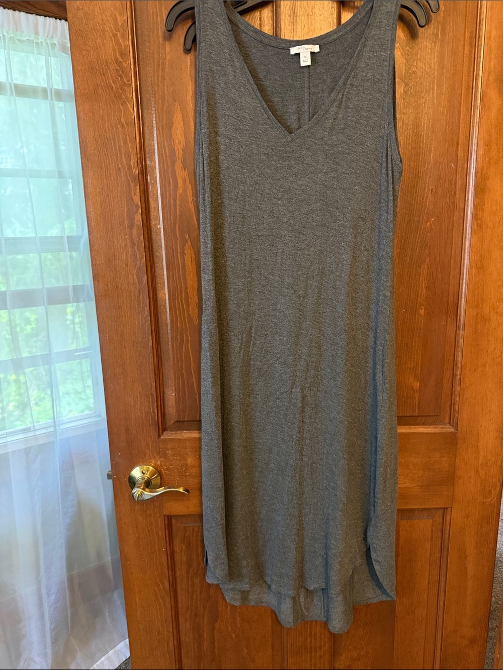 Daily Ritual Charcoal Gray V-Neck Sleeveless Maxi Dress
